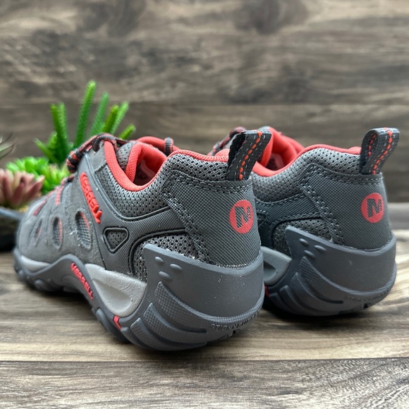 NIB Merrell Crosslander Vent Hiker Sneaker Gray Castle Rock Cayenne - Picture 8 of 16